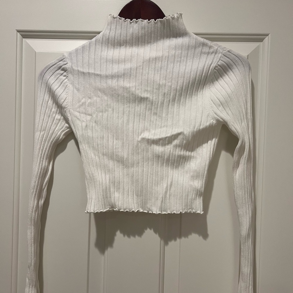 Princess Polly Cropped Mock Neck Top